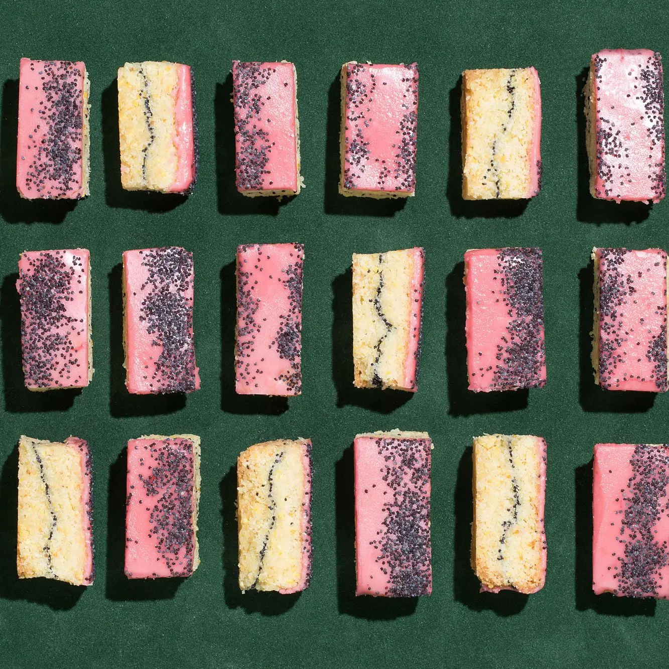 Blood Orange e Poppy Polenta Shortbread Cookies