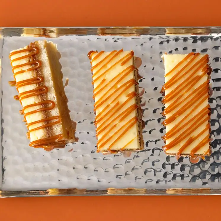 Bites de cheesecake de caramelo