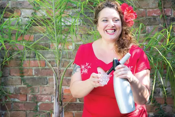 Abigail Gullo: backyard bartender and party-planning whiz.