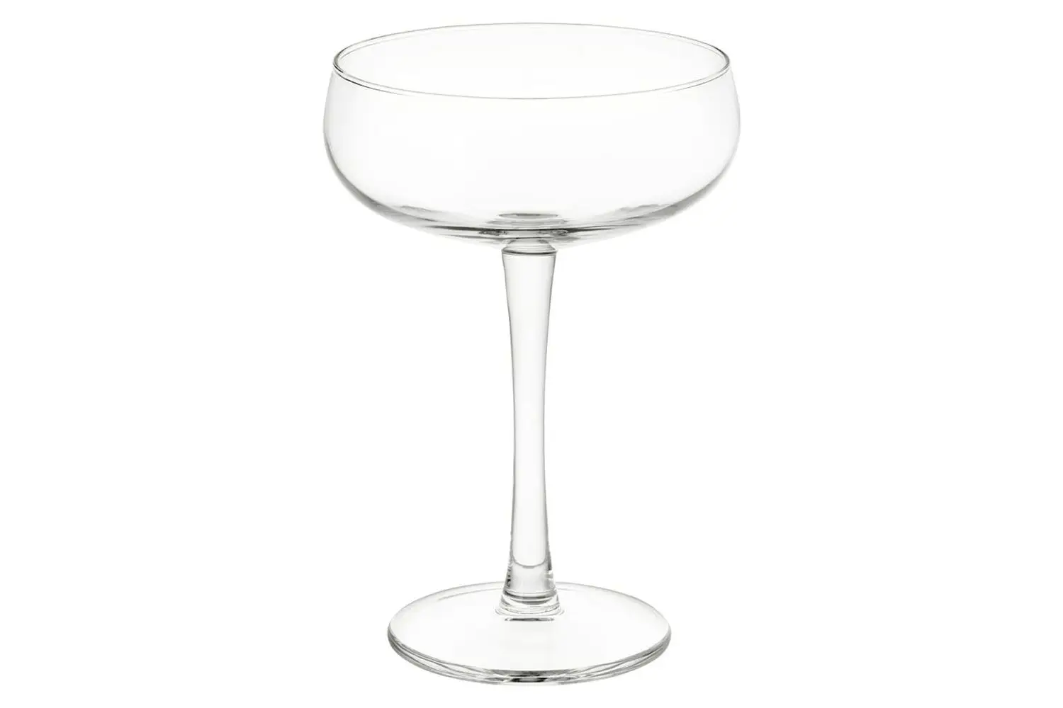 STORHET Champagne coupe, clear glass, 10 oz