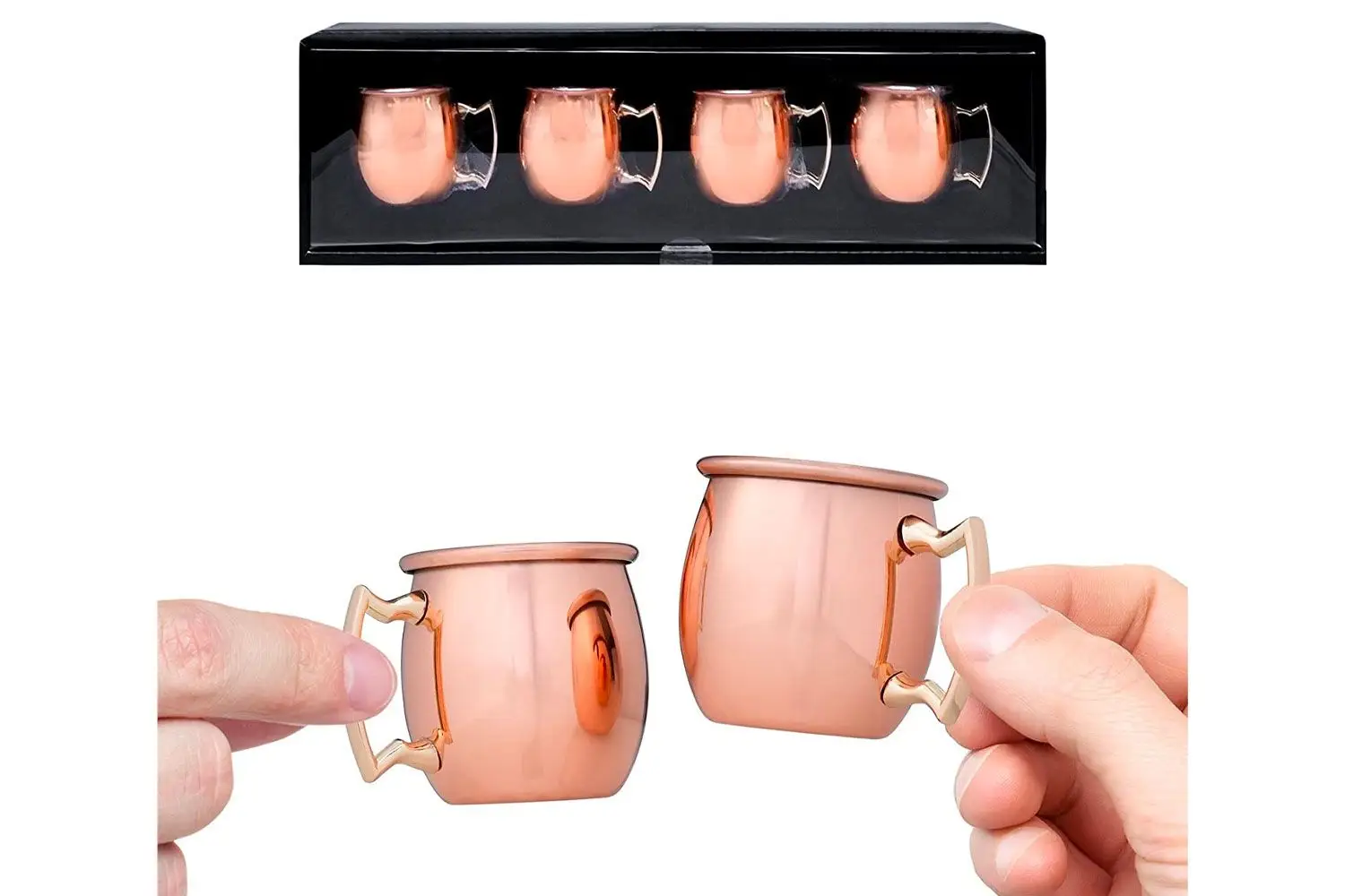 Decodyne Moscow Mule Shot Glasses - 2-ounce (Set of 4)