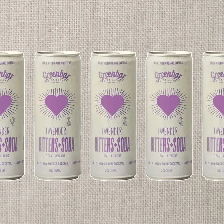 Greenbar Lavender Bitters + Soda