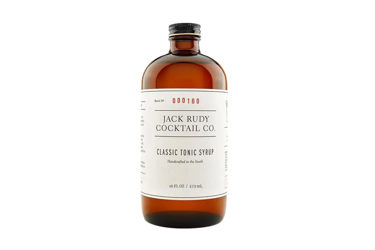 Jack Rudy Cocktail Co. Classic Tonic Syrup