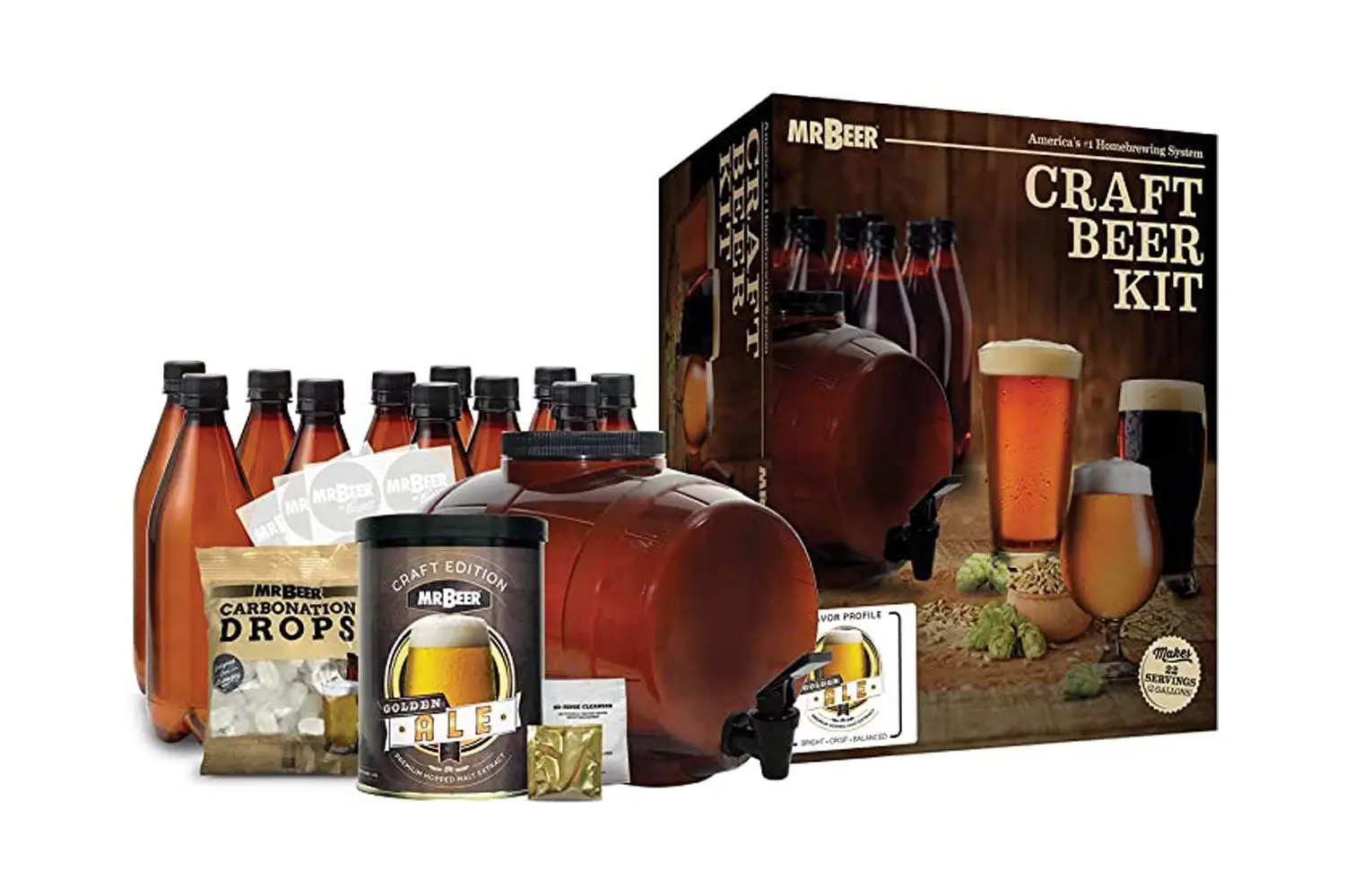 Mr. Beer Complete Beer Making 2 Gallon Starter Kit
