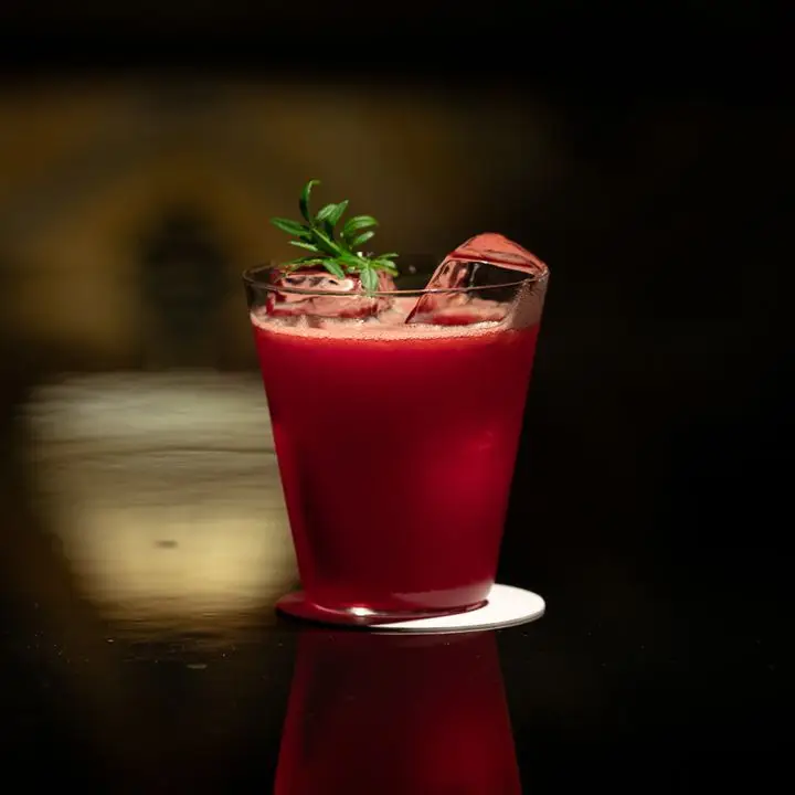 Hacienda, made with lacto-fermented carrots run through a juicer, at Kwãnt in London.