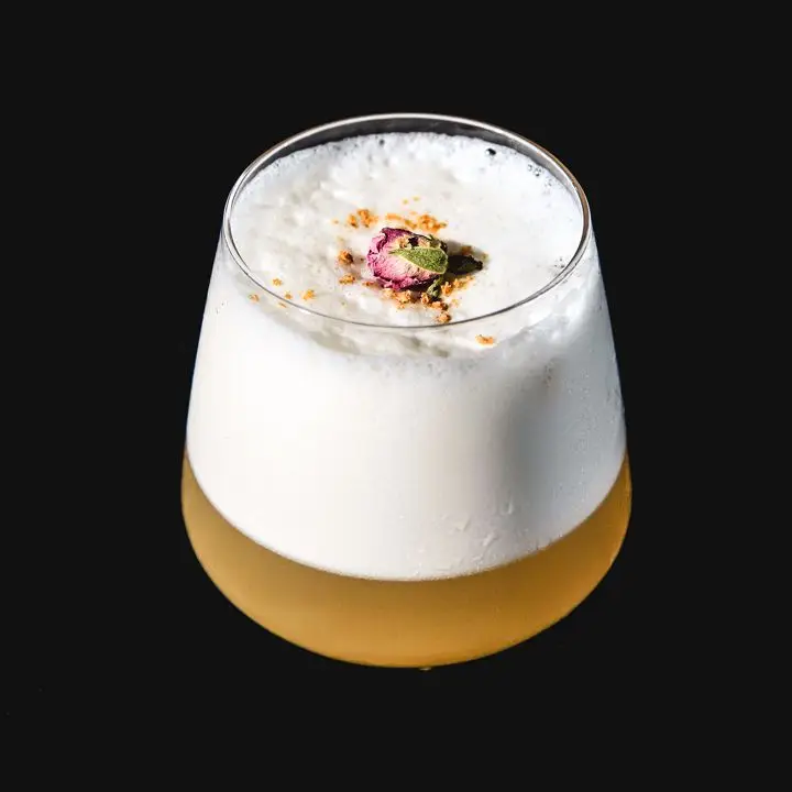 Amaretto Sour made with fermented ingredients at Mother