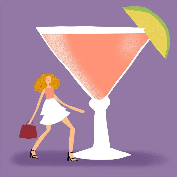 Cosmopolitan illustration