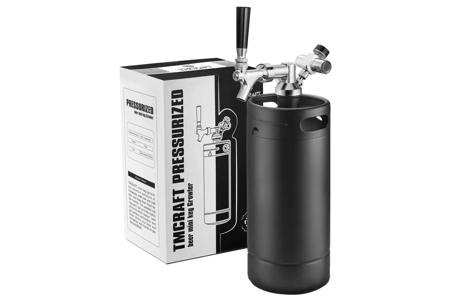 TMCraft Growler Tap System Mini Keg
