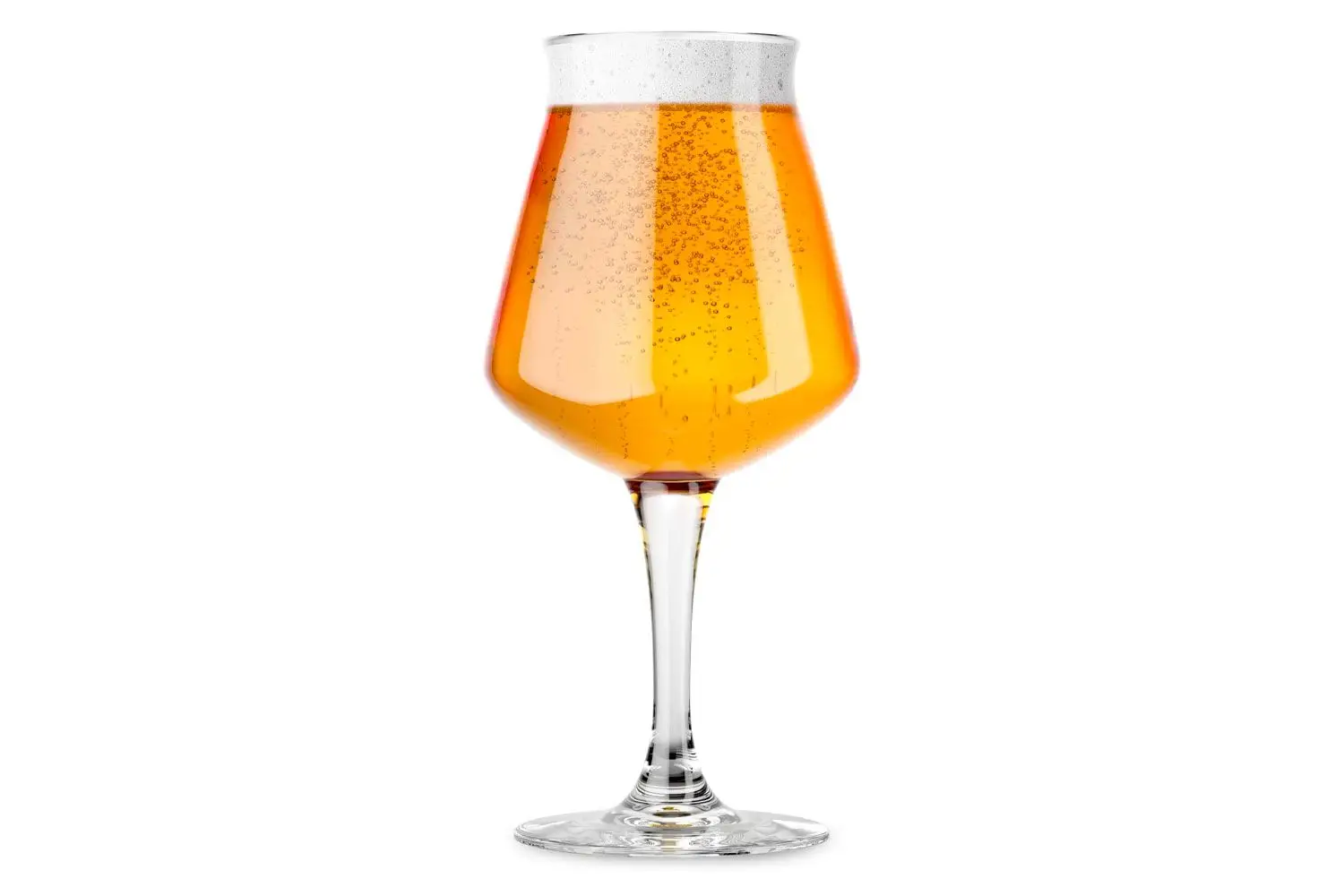 Nucleated Teku 3.0 Stemmed Beer Glass by Rastal - Nucleation Pint Glasses for Better Head Retention, Aroma and Flavor - 14.2 oz Craft Beer Glass for...