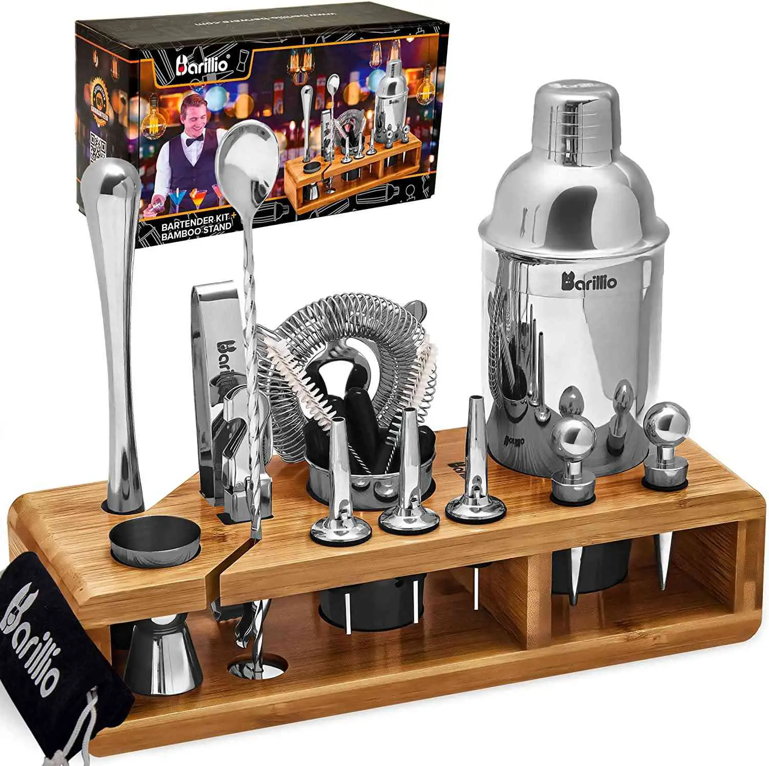 Barillio Elite 23-Piece Bartender Kit