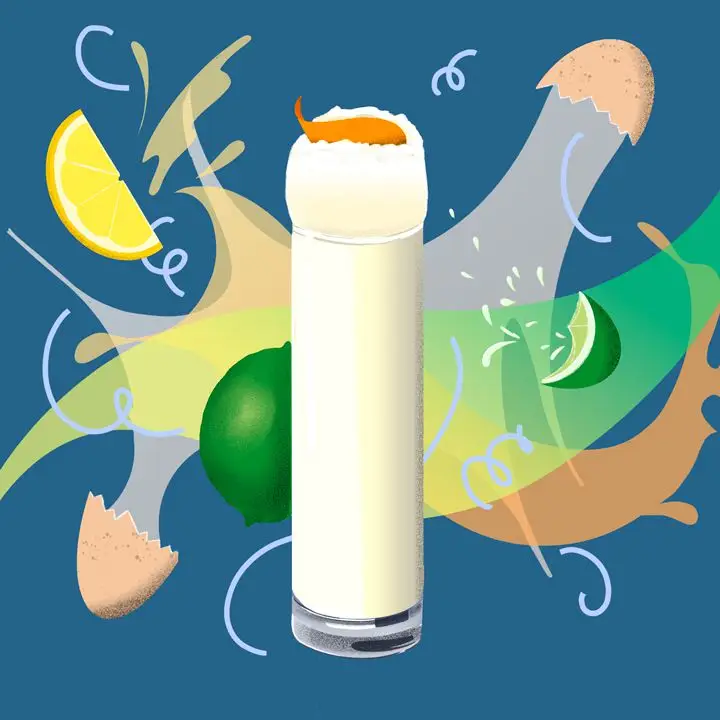Gin Fizz illustration