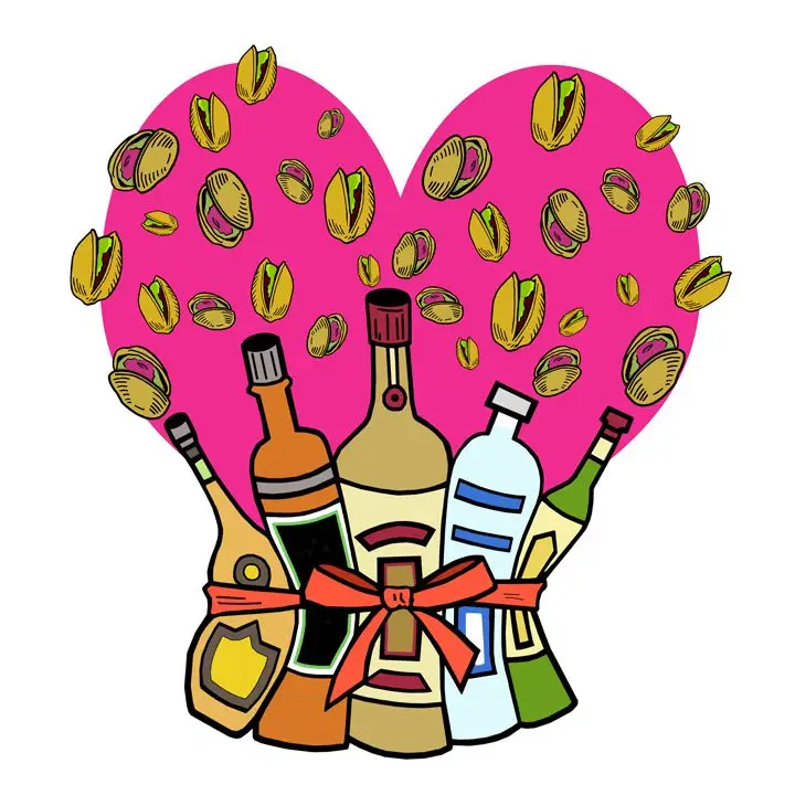 Fique verde com pistache