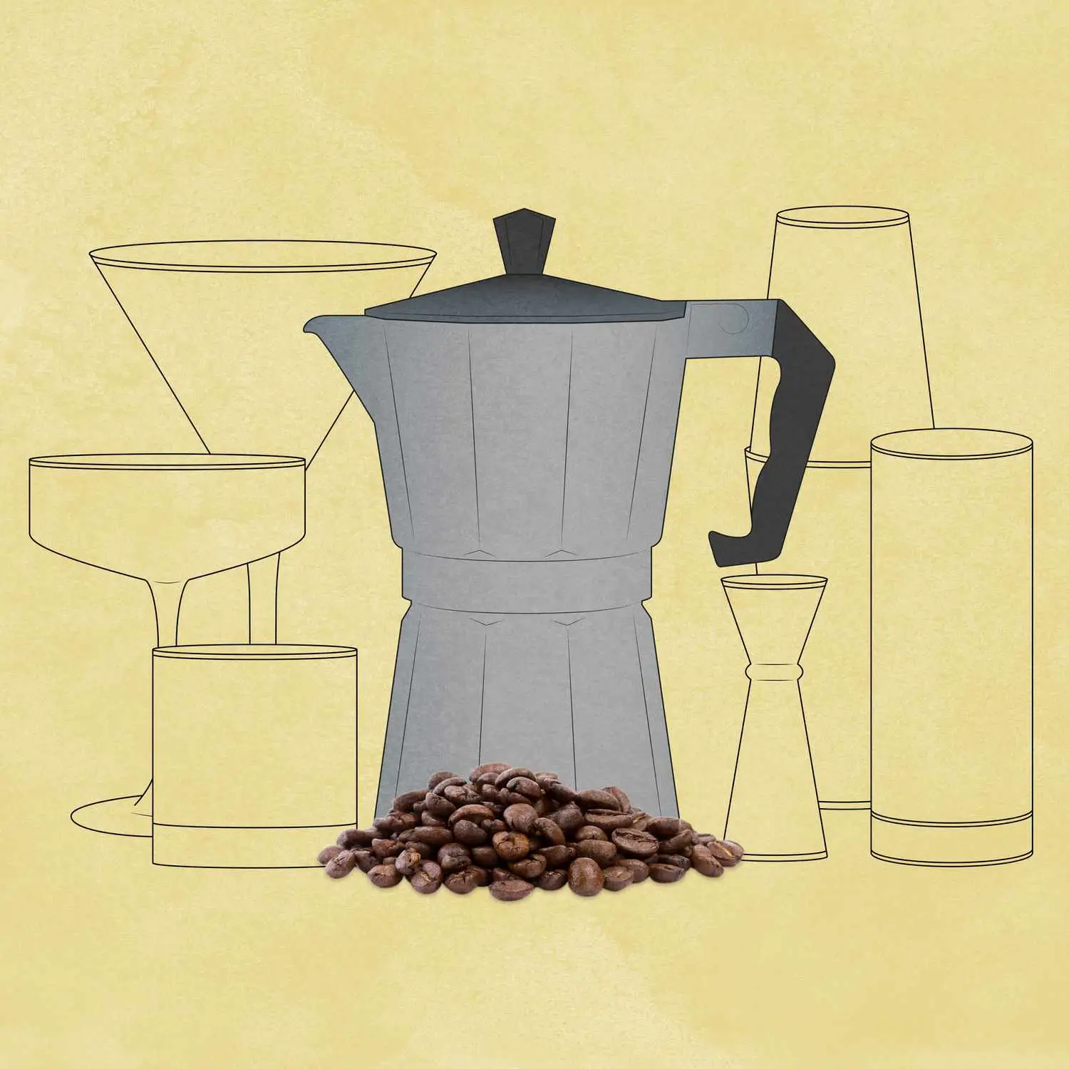 Hackear seus coquetéis com um pote de Moka