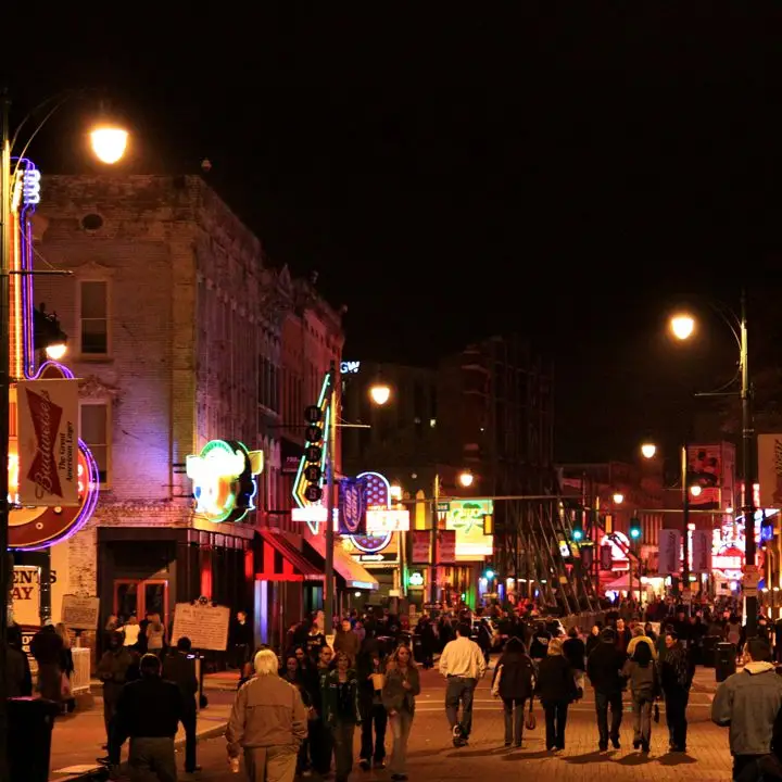 Beale Street in Memphis