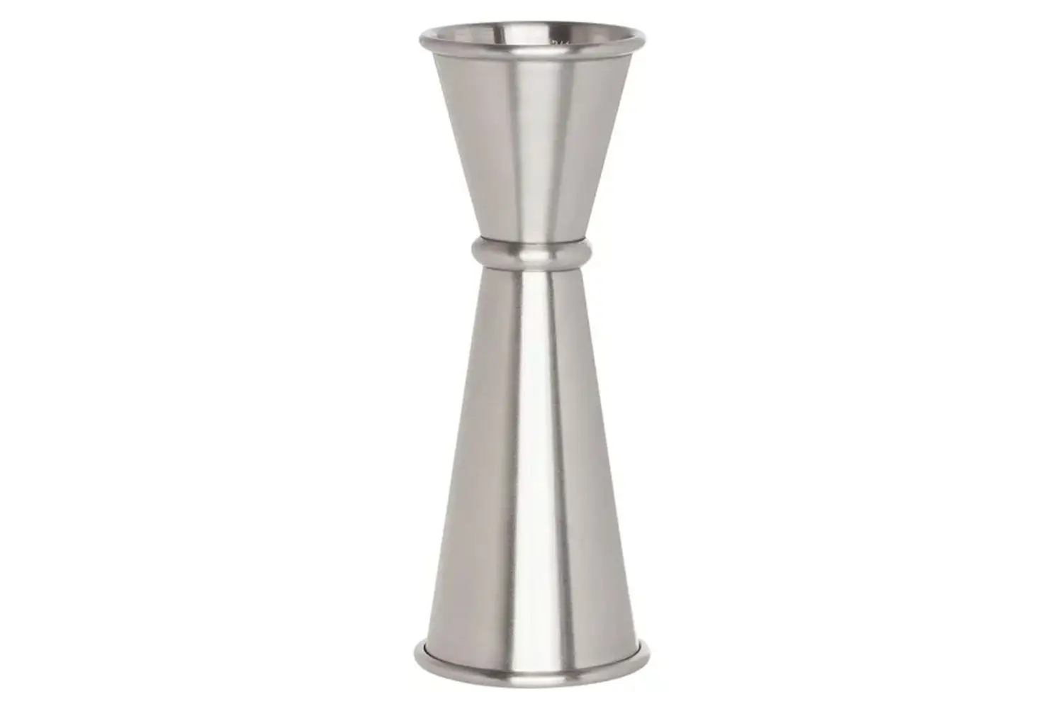 HIC Japanese-Style Double Cocktail Jigger, 18/8 Stainless Steel, 4.75-Inches, 0.5-Ounce to 2-Ounce