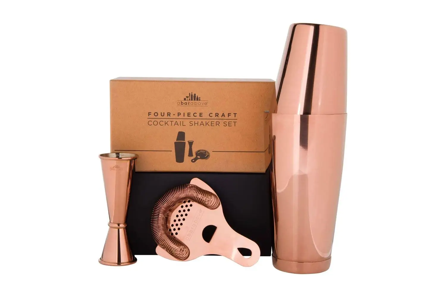 A Bar Above Copper Boston Shaker Set