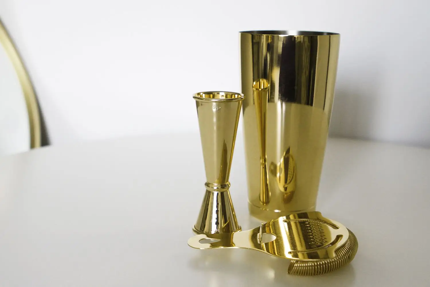 A Bar Above Copper Boston Shaker Set