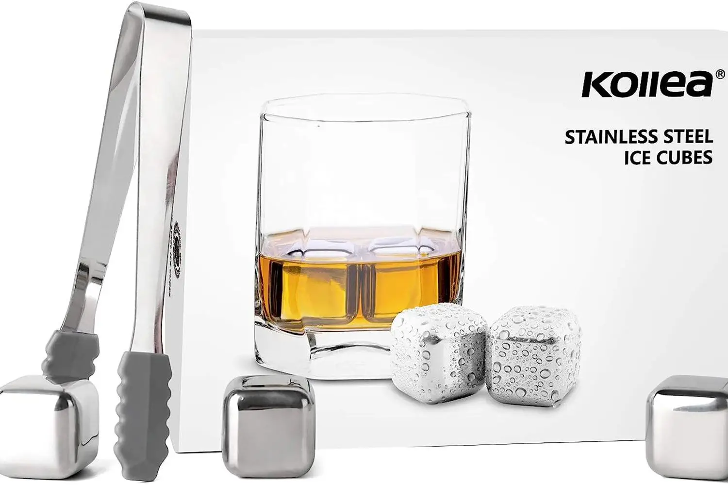 Kollea-stainless-steel-reusable-chilling-whiskey-stones