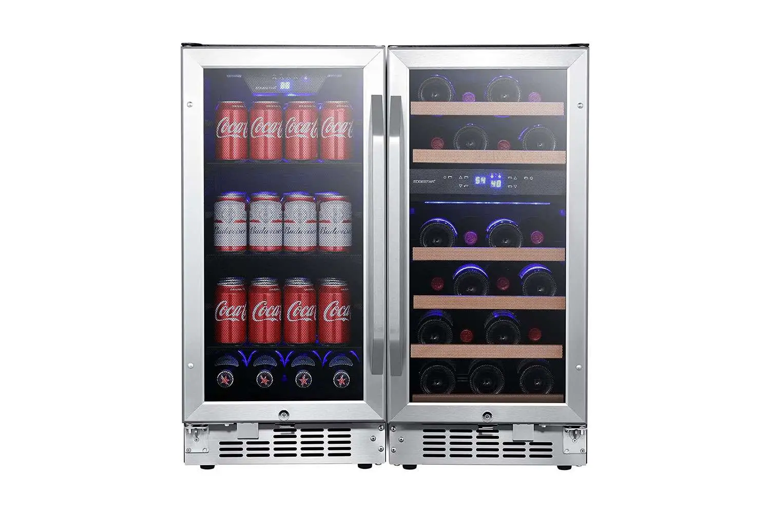 EdgeStar 26 Bottle 80 Can Side-by-Side Wine and Beverage Center
