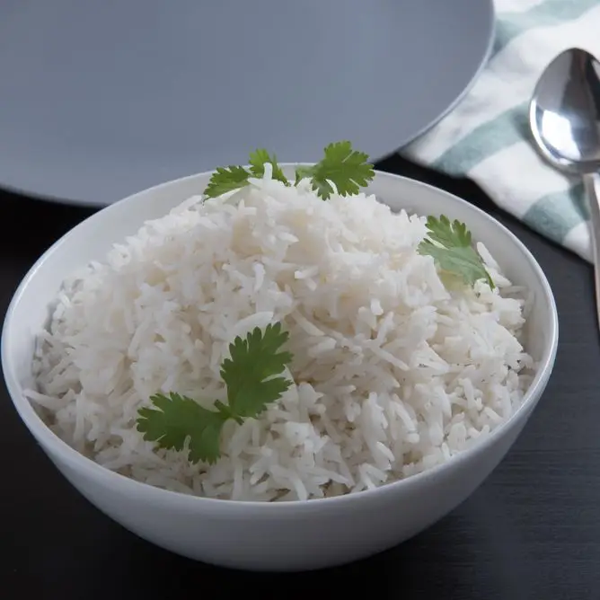 Arroz basmati, método de microondas para cozinhar