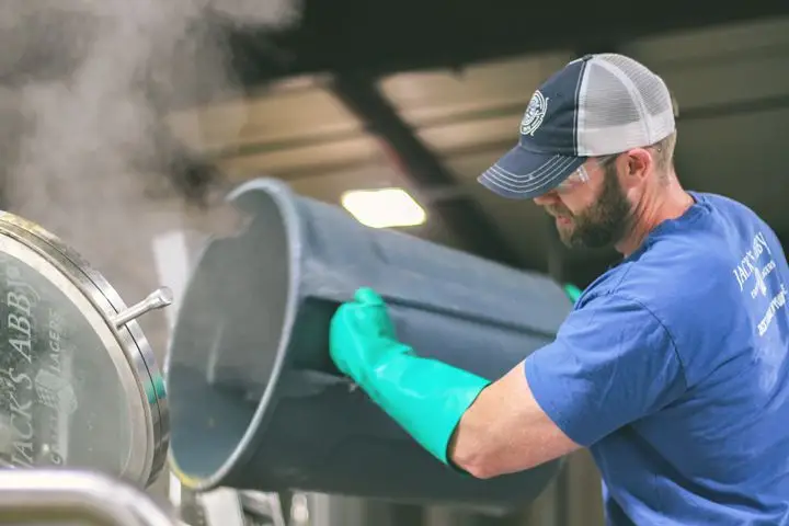 Brewing beer at Jack’s Abby