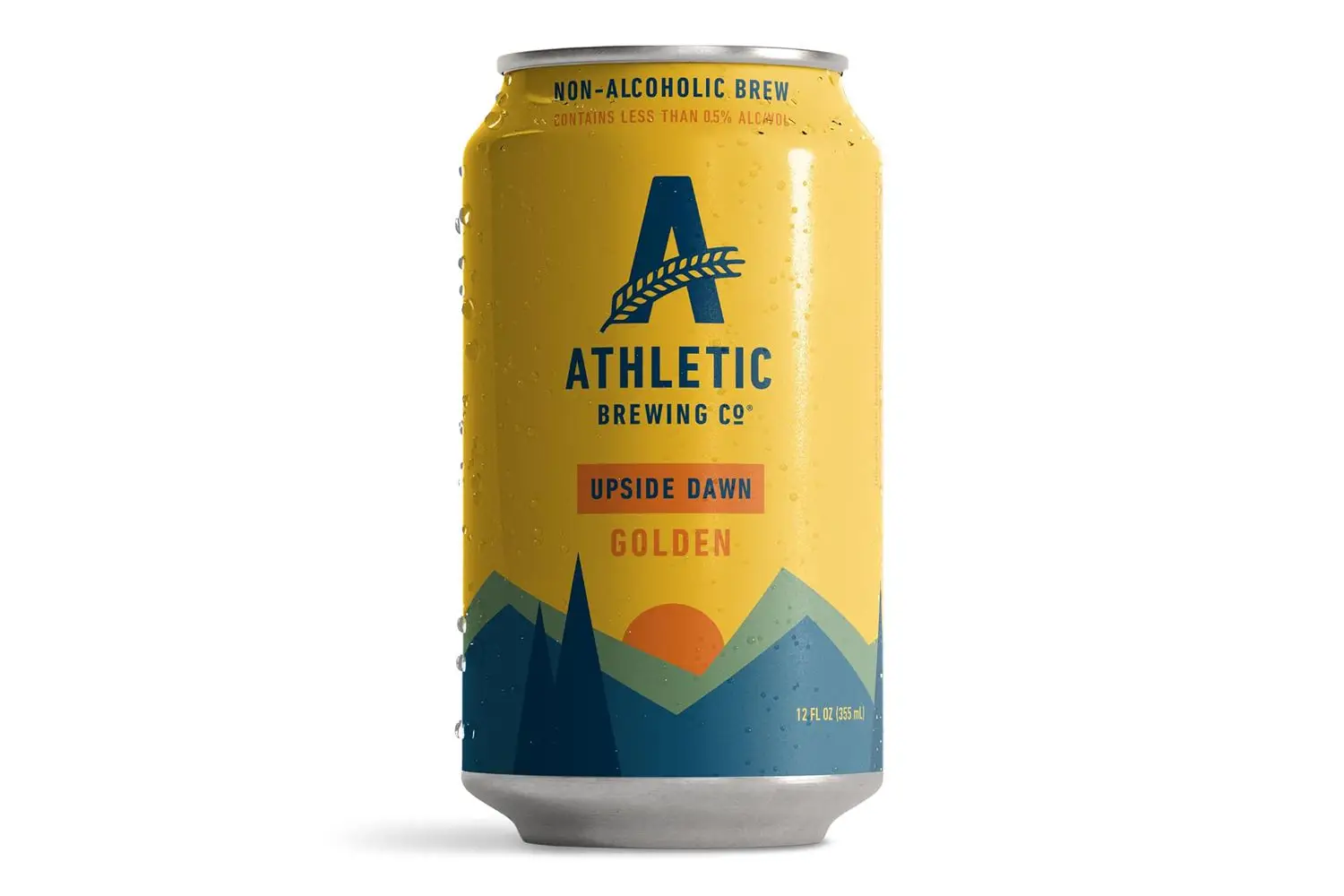 Amazon Athletic Brewing Co. Upside Dawn NA Golden Non-Alcoholic Beer