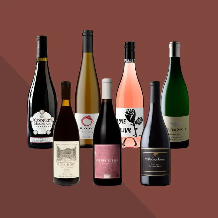 Willamette Valley wine bottles