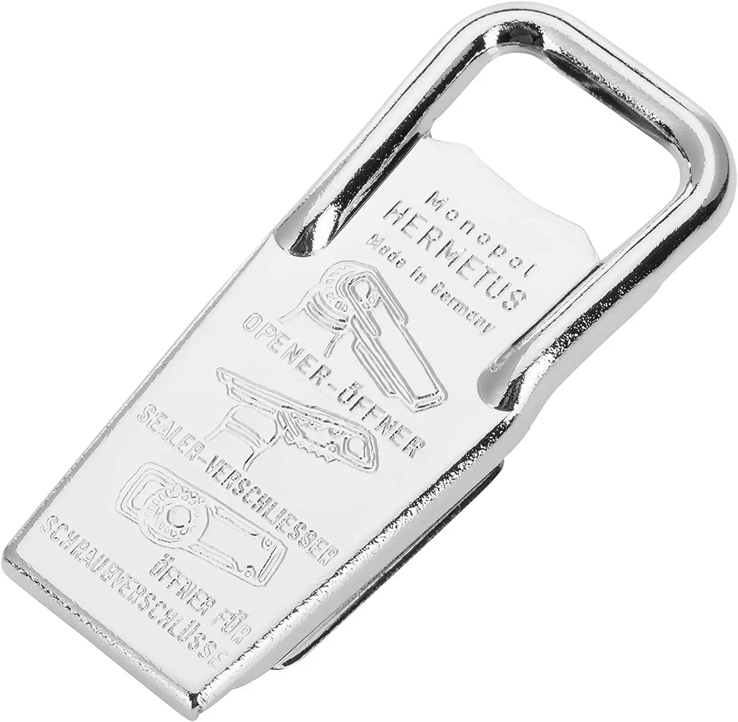 Wesetmark Hermetus Steel 3-in-1 Resealer Beer Bottl