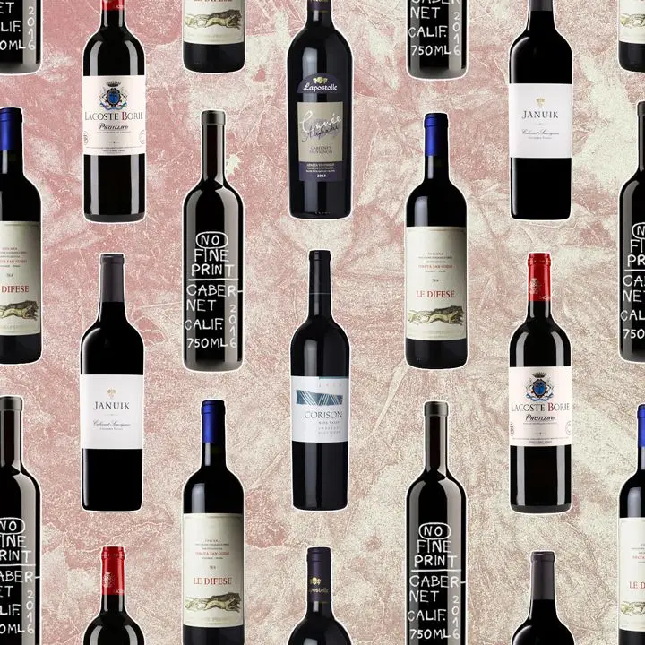 Cabernet Sauvignon bottles