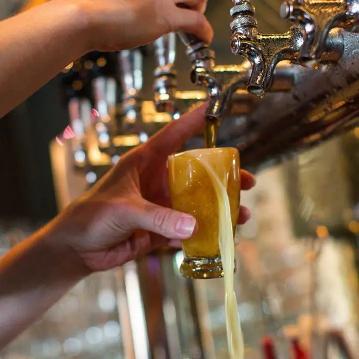Draft beer at Heavy Seas Alehouse in Baltimore