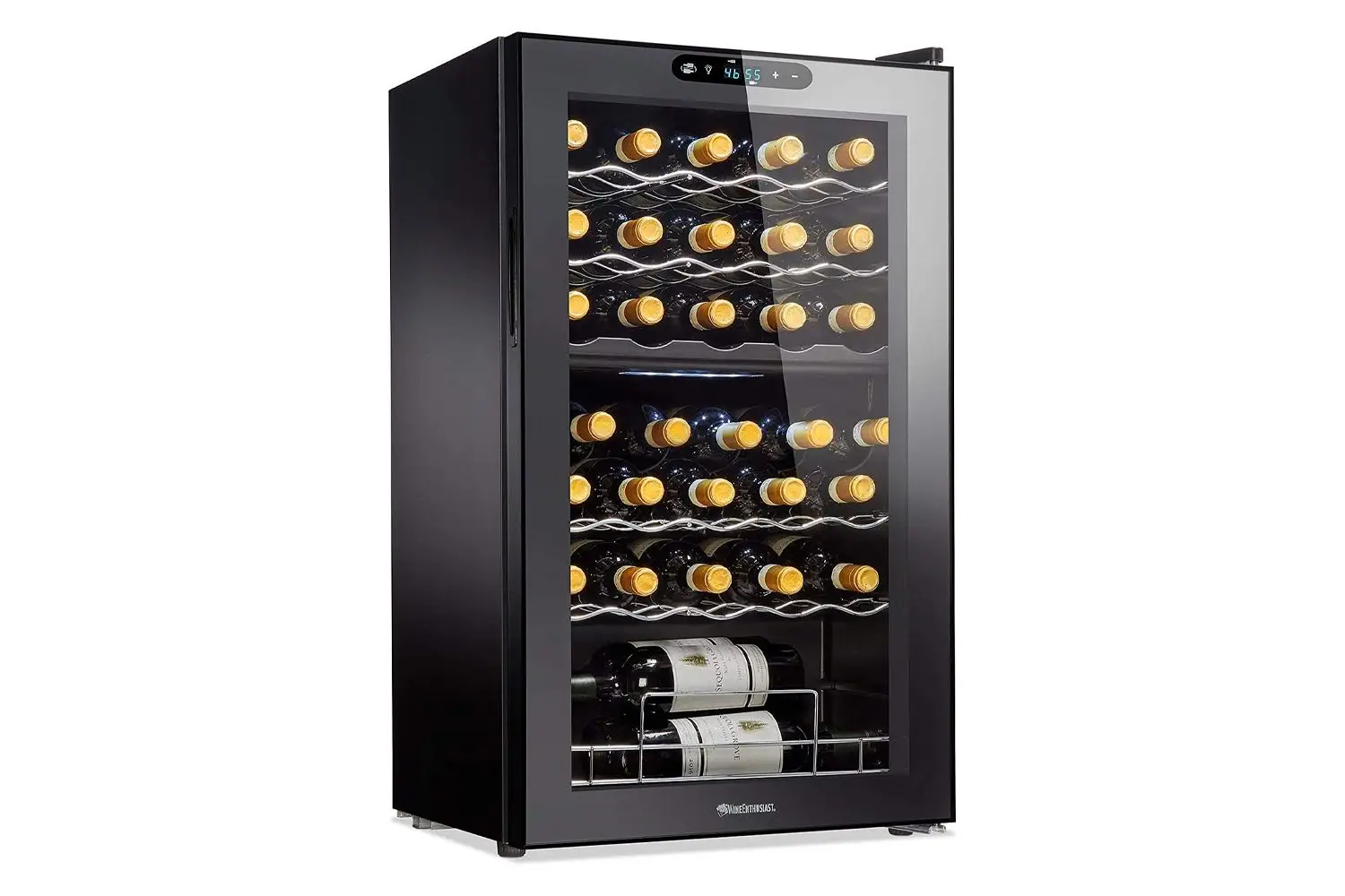 Wine Enthusiast 32-Bottle Dual Zone MAX Compressor Wine Cooler
