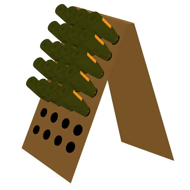 Sparkling wines champagne rack