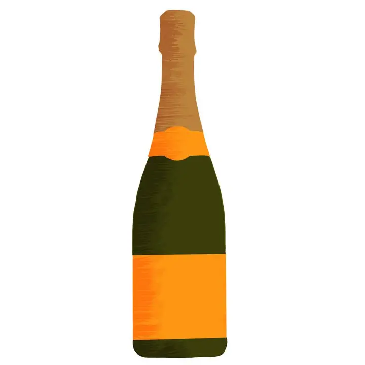 Champagne bottle