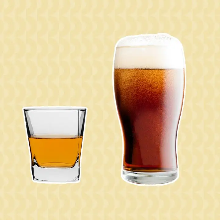 Rye Whiskey and Harvest Ale