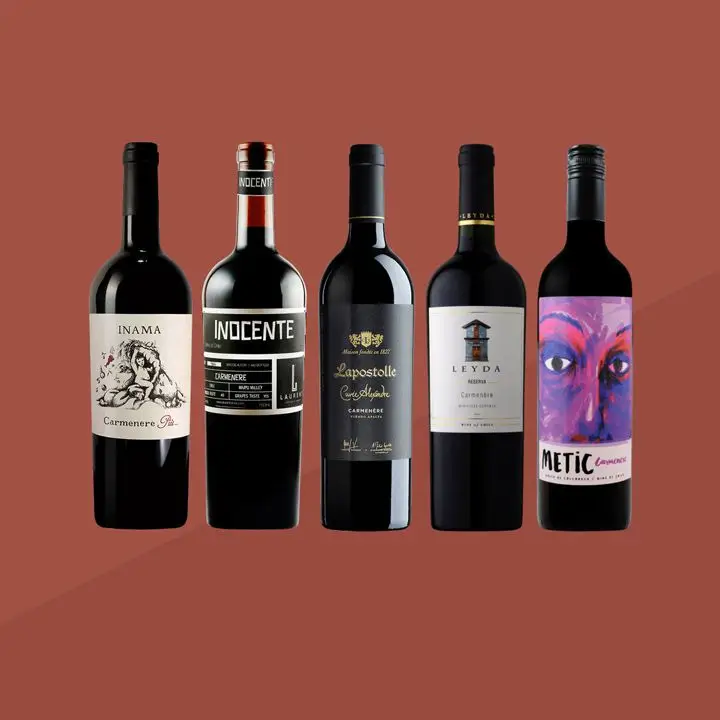 Carmenere bottles