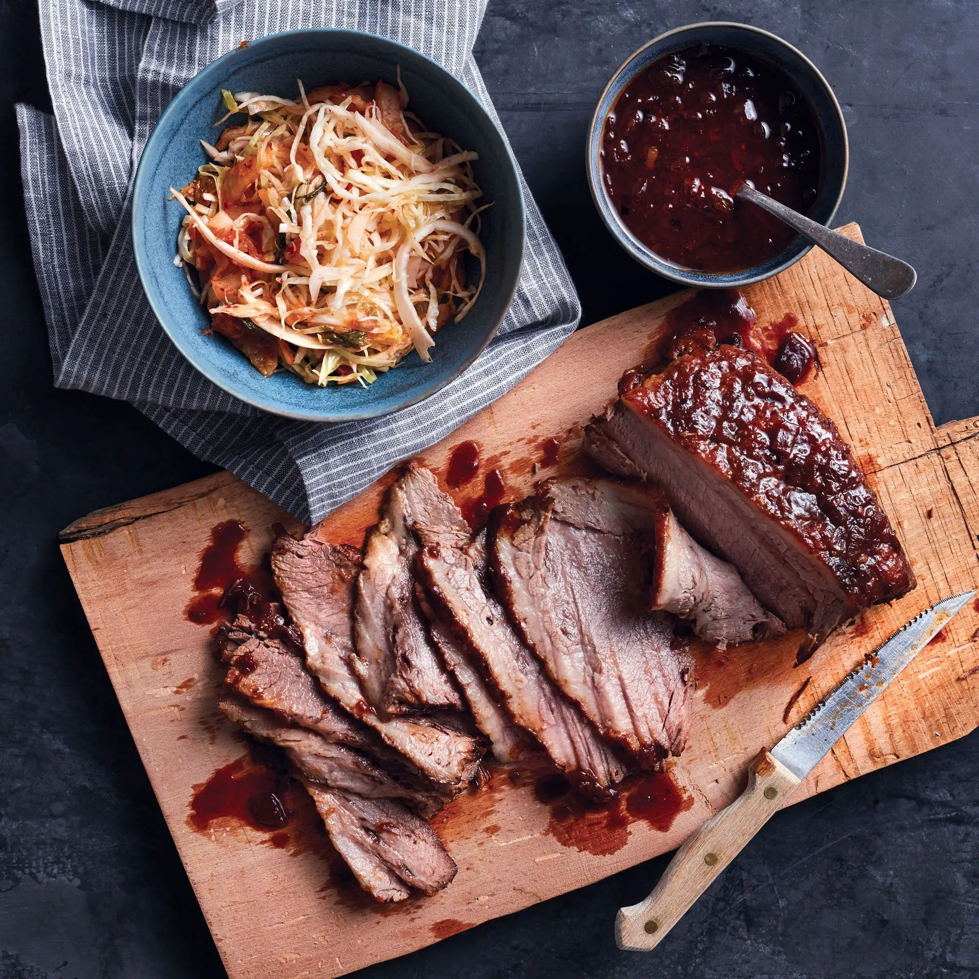 Bisket e Kimchi Coleslaw