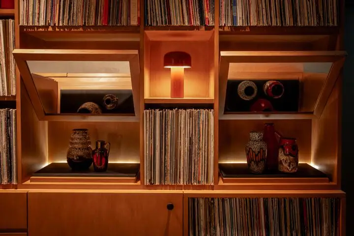 An interior detail at Seed Library
