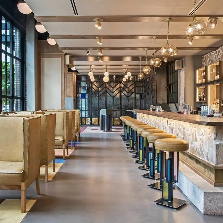 O novo bar de Jim Meehan é uma bela ode a Frank Lloyd Wright