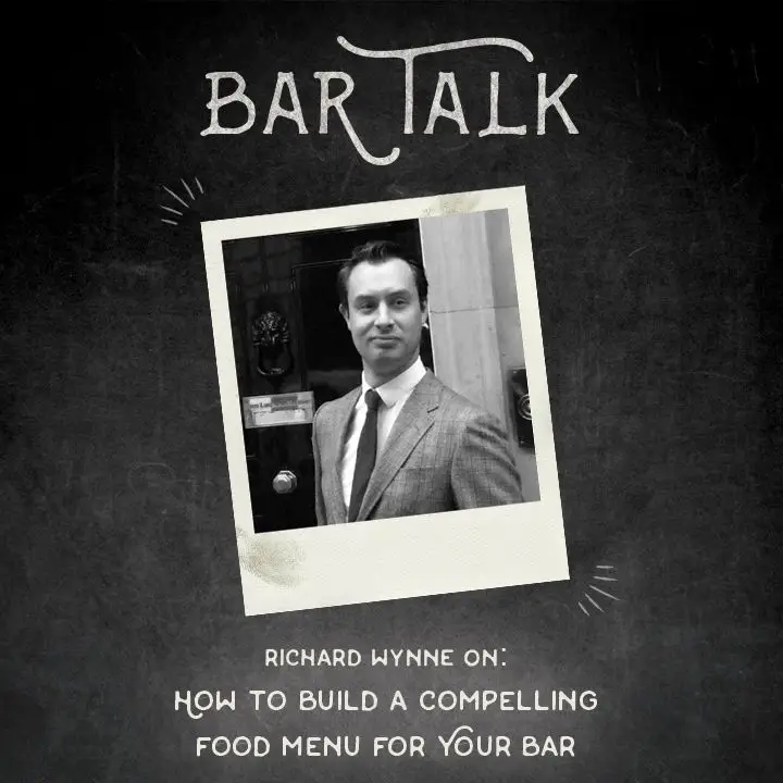 Richard Wynne, da Calooh Callay, na construção de um menu de comida atraente para o seu bar