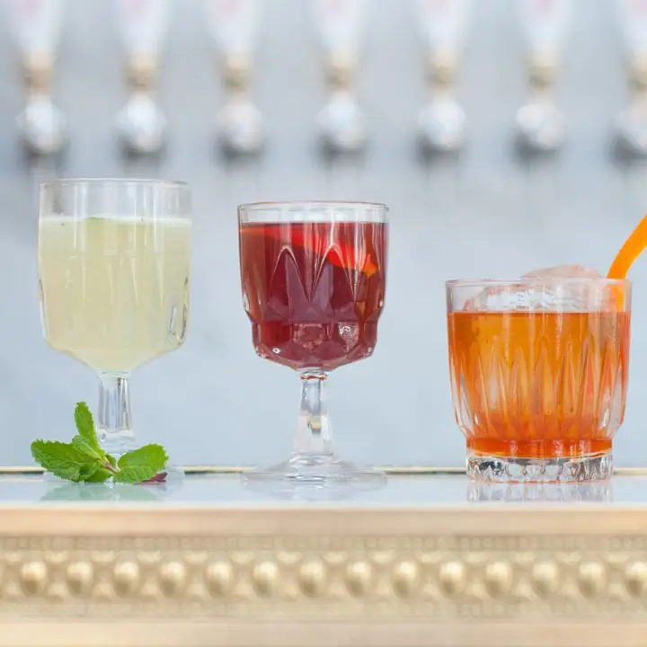 The Oceanside, Ken Burns Effect and Full Windsor (from left) at Polite Provisions in San Diego