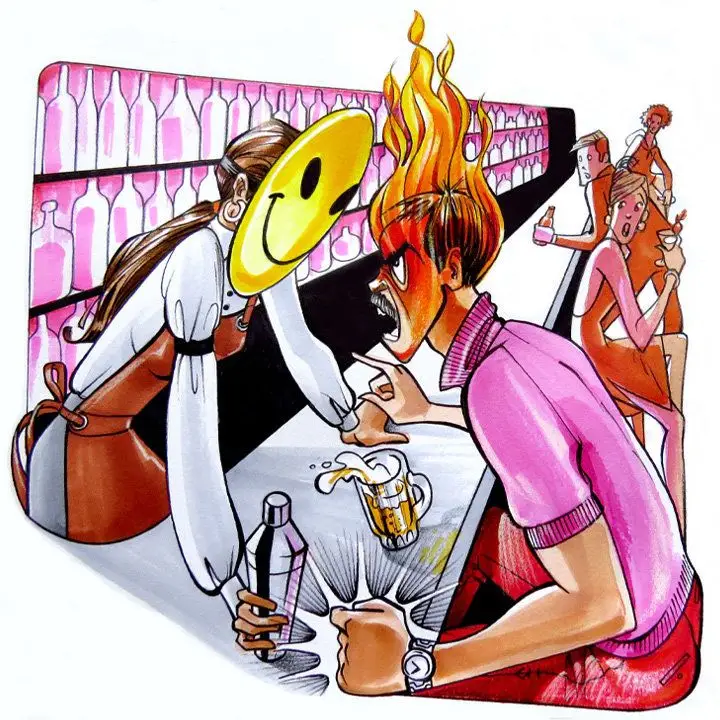 5 dicas úteis para ajudar os barmen a lidar com um convidado irritado