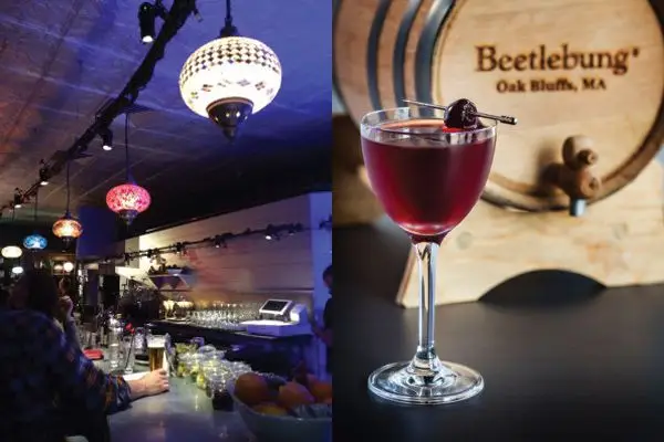 Este bar na vinha de Martha conhece seu público