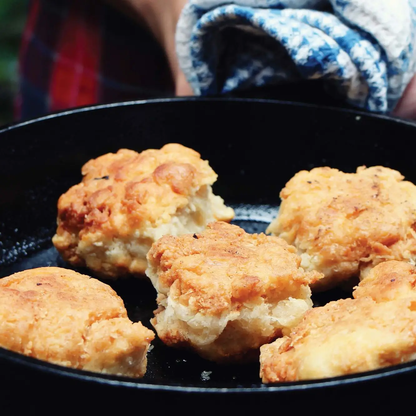 Bannock de duas maneiras