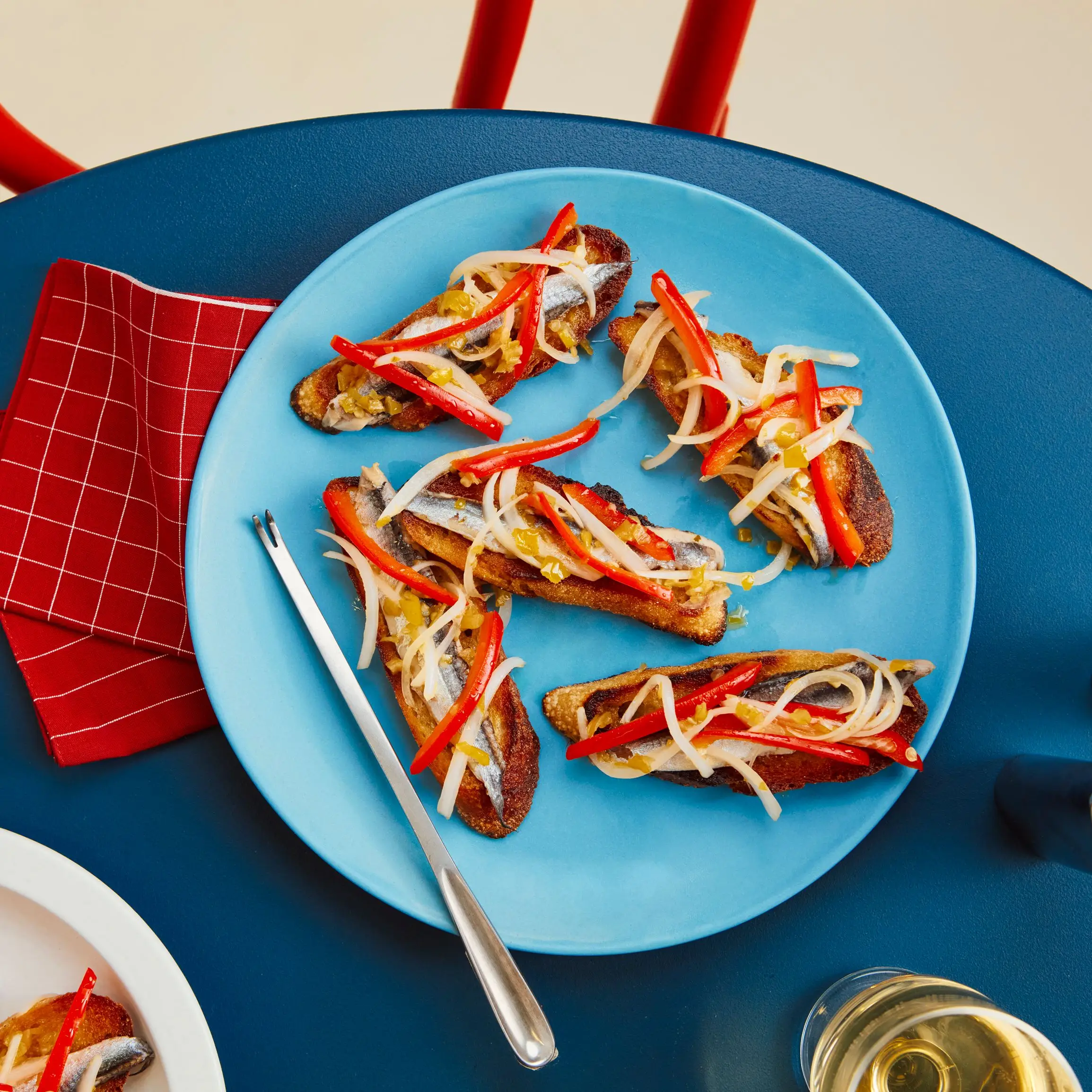 Brilhas de Acovia de pimenta vermelha