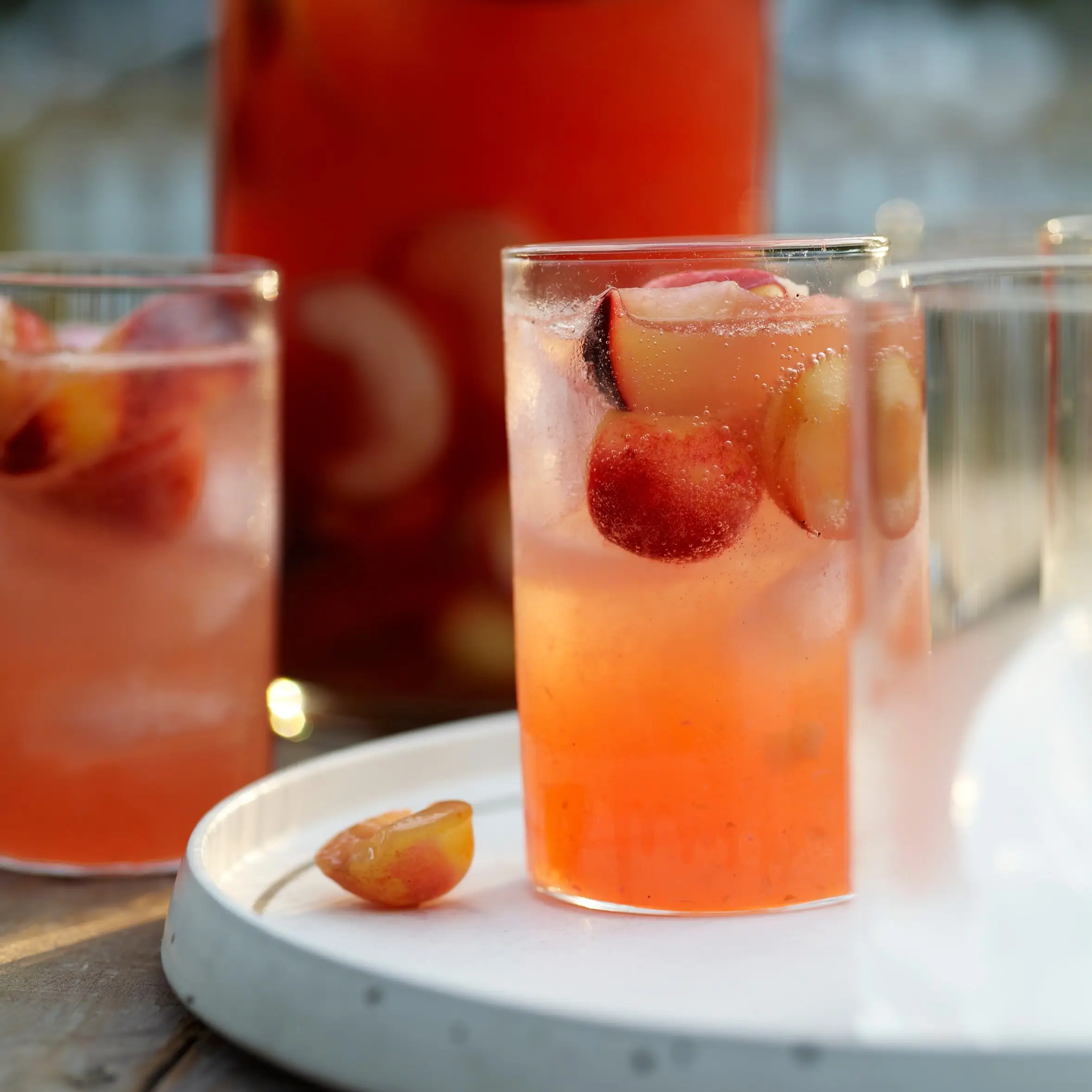 Sangria de frutas de pedra