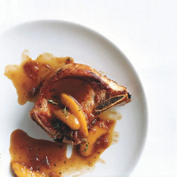 Costeleiros de carne de porco de pó de brandied