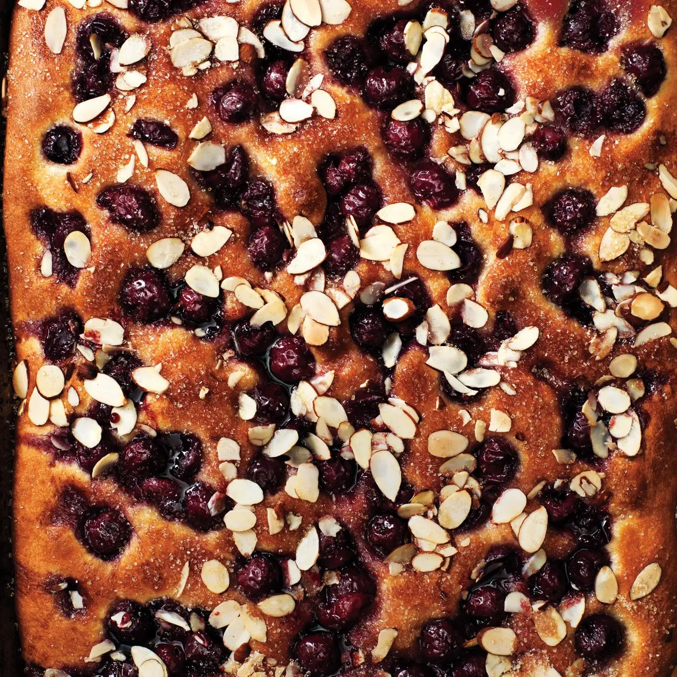 Focaccia de Cherry-Almond
