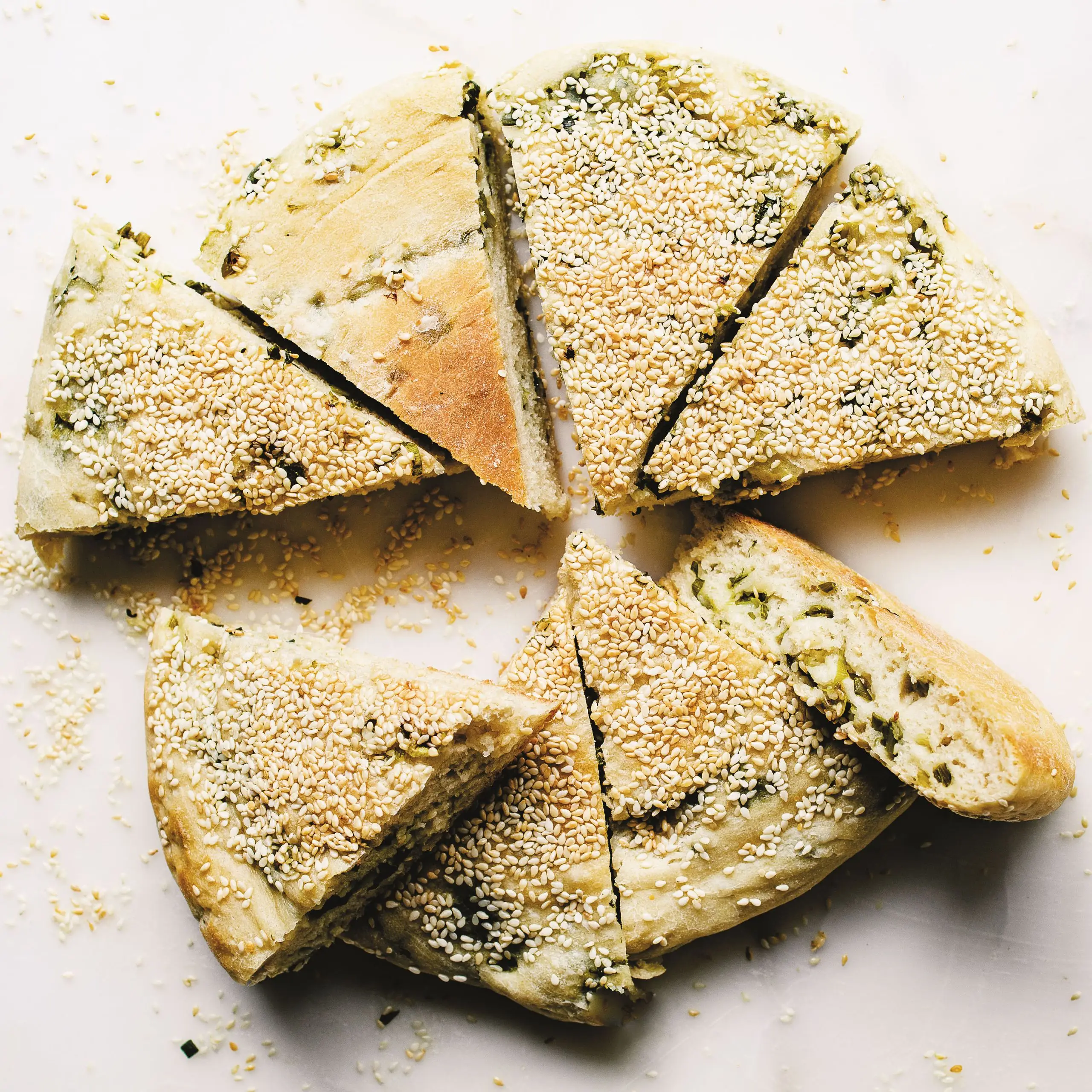 Cebolinha e gergelim bing bing (qiāng bĭng)