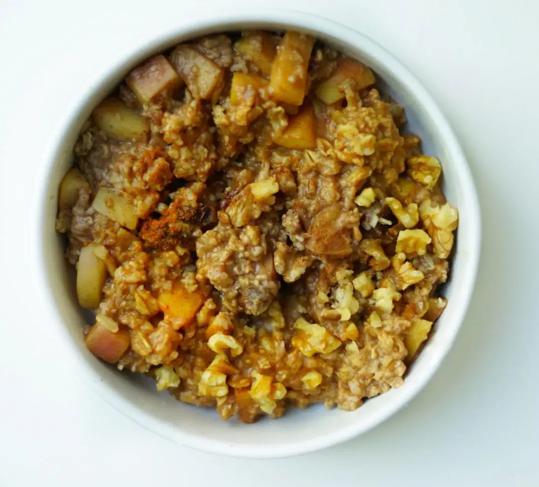 Gruau à la tarte aux pommes