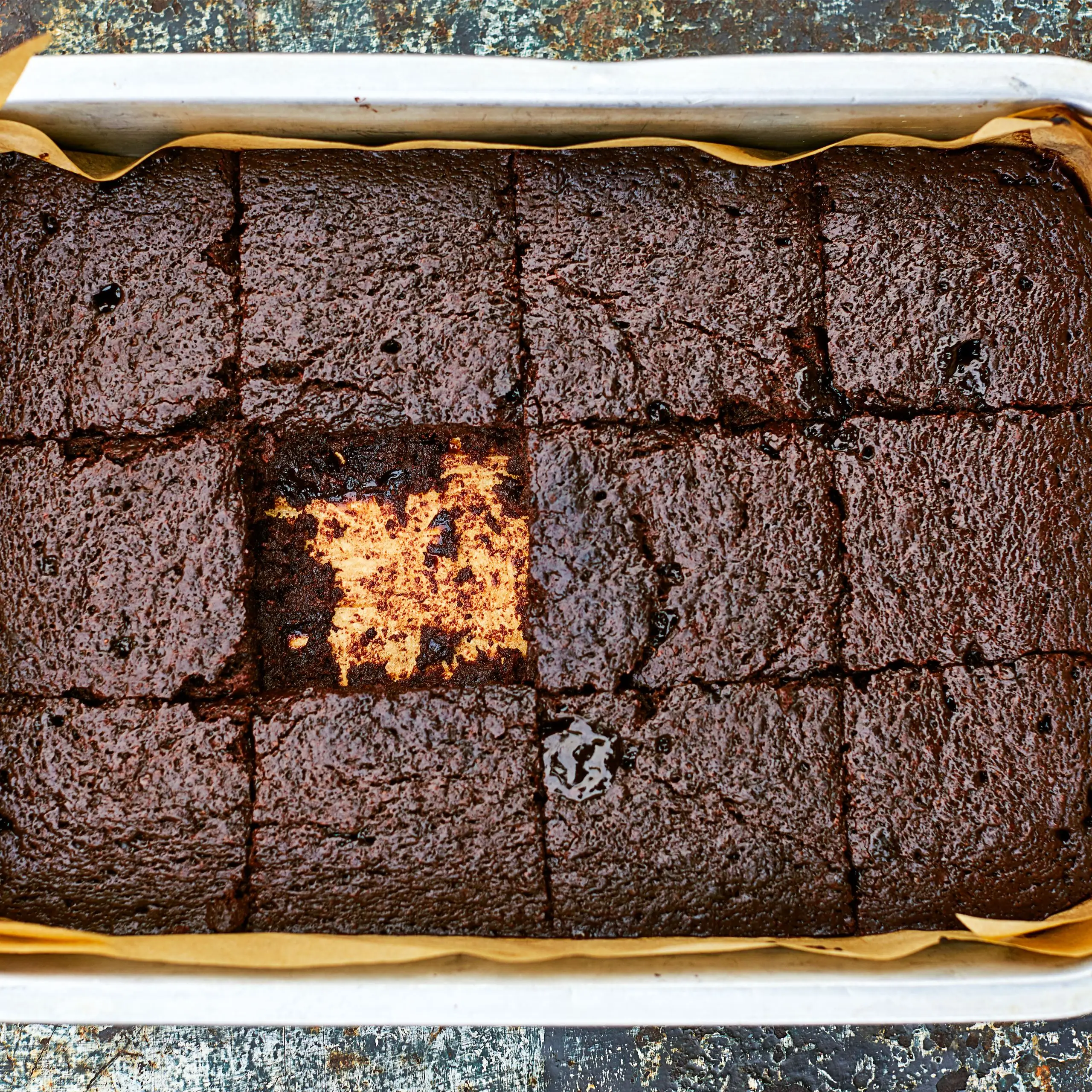 Brownies de missô salgado